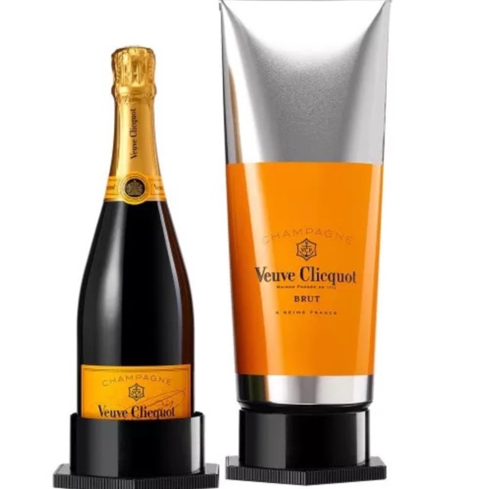 Veuve Clicquot Champagne Bottle Party Decoration - Orange